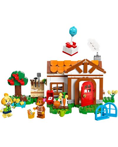 Constructor LEGO Animal Crossing - În vizită cu Isabelle (77049) - 2
