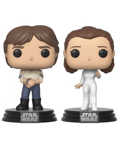 Set figurine Funko Pop! Star Wars - Han & Leia - 1