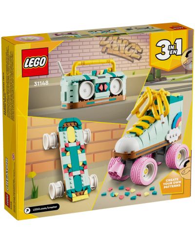 Constructor LEGO Creator 3 în 1 - Patine cu role retro (31148) - 10