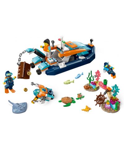 Constructor LEGO City Constructor - Barcă de scufundări de cercetare (60377) - 3