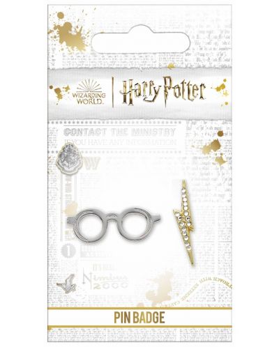 Set insigne The Carat Shop Movies: Harry Potter - Glasses & Lightning Bolt - 2