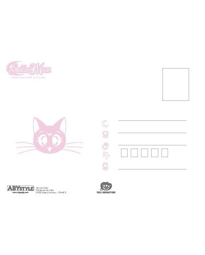 Set carti postale ABYstyle Animation: Sailor Moon - Characters, 5 бр. - 2