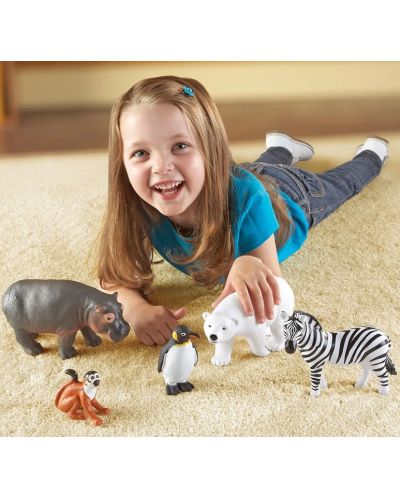 Set de figurine Learning Resources - Animale de la Zoo - 2
