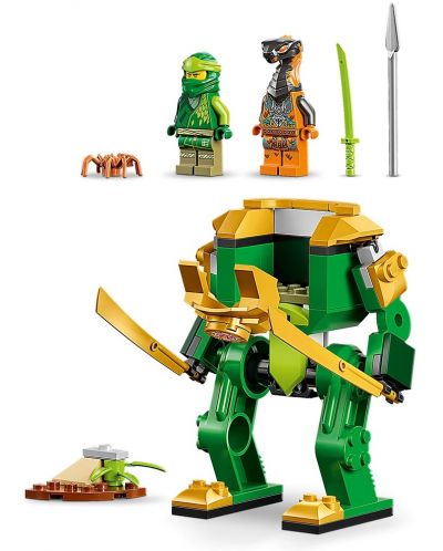 Set constructie Lego Ninjago - Robotul ninja al lui Lloyd (7175) - 4