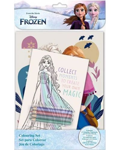 Set de colorat Licențiere pentru copii - Frozen - 1