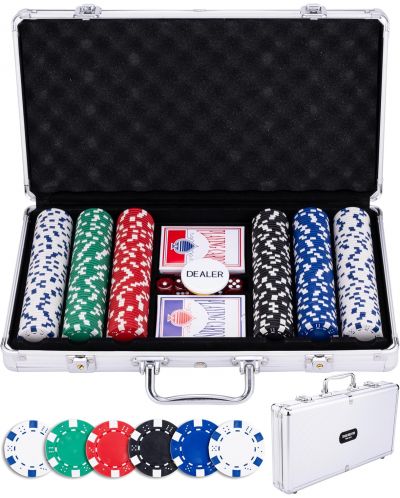 Set de poker - 300 jetoane de poker (cutie) | Ozone.ro