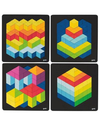 Set de puzzle-uri 3D Goki, asortiment - 1