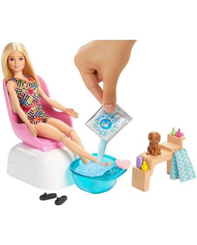 Set  Mattel Barbie and Furniture - Salon de manichiura - 3