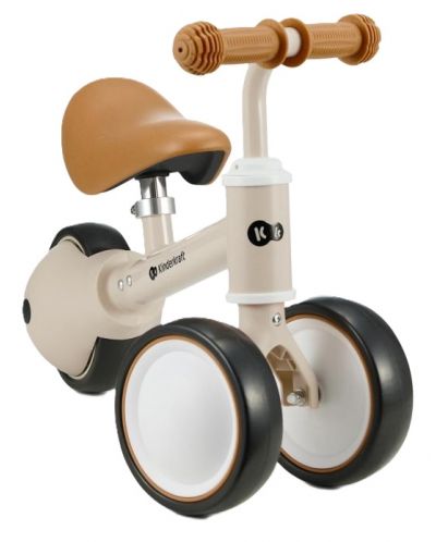 Bicicleta de echilibru  KinderKraft - Cutie, bej deschis - 5