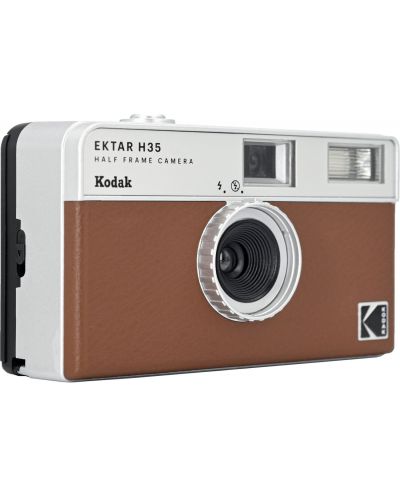 Aparat foto compact Kodak - Ektar H35, 35mm, Half Frame, Brown - 2