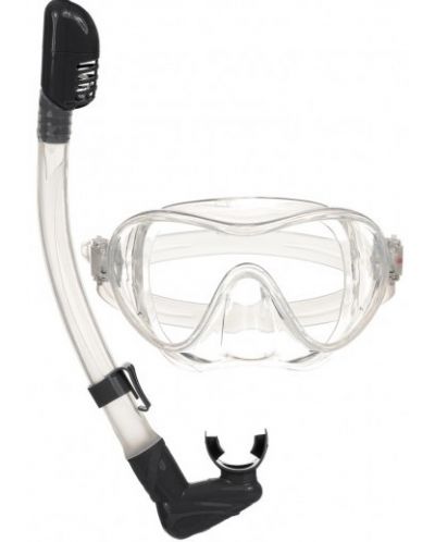 Set de măști de scufundare cu snorkel în cutie Zizito - transparent - 1