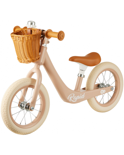 Bicicleta de echilibru  KinderKraft - Rapid 2, roz - 1