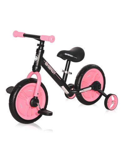 Bicicleta de echilibru Lorelli - Energi 2in1, Black & Pink - 1