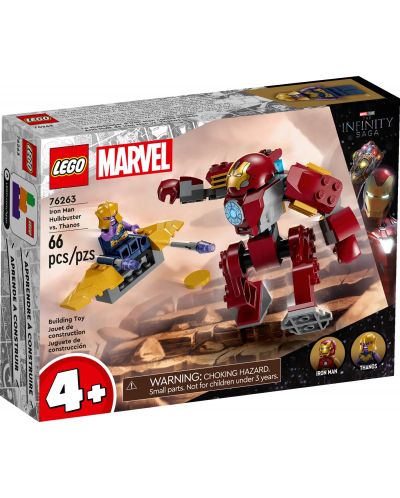 Constructor LEGO Marvel Super Heroes - Bustul Iron Man Hulkbuster vs. Thanos (76263) - 1