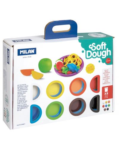 Kit de modelare Aluat si instrumente Milan Soft Dough - Cooking Time - 1