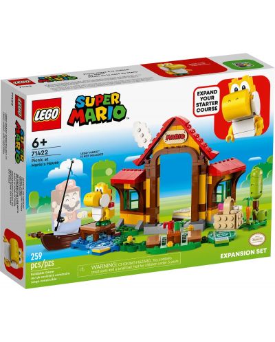 Constructor suplimentar LEGO Super Mario - Picnicul la casa lui Mario (71422) - 1