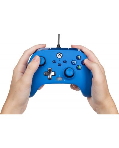 Controller cu fir PowerA - Enhanced, pentru Xbox One/Series X/S, Blue - 6