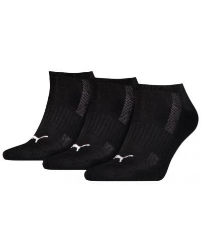 Set de șosete Puma - Cushioned Sneaker, 3 perechi, negre - 1