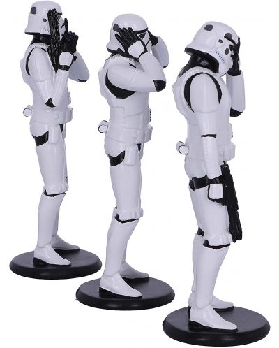 Set statuete Nemesis Now Star Wars: Original Stormtrooper - Three Wise Stormtroopers, 14 cm - 2