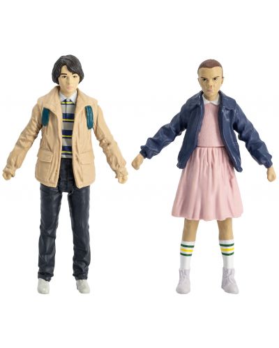 Set figurine de acțiune McFarlane Television: Stranger Things - Eleven and Mike Wheeler, 8 cm - 1