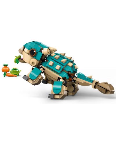Constructor LEGO Jurassic World - Bebelușa Bumpy: ankylosaurus (76962) - 4