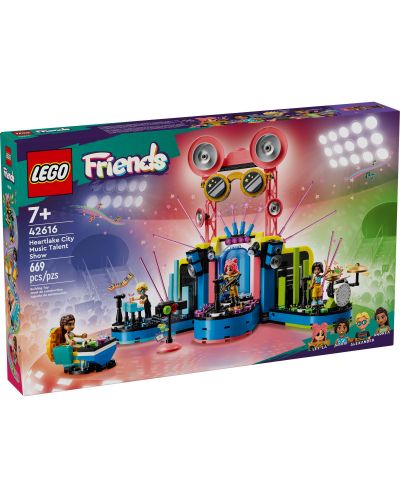 Constructor LEGO Friends - Spectacol de muzică din Heartlake City (42616) - 1