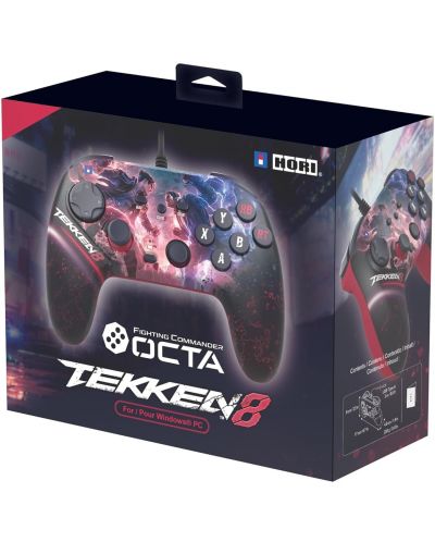 Controller Hori - Fighting Commander OCTA, Tekken 8 Edition (PC) - 1