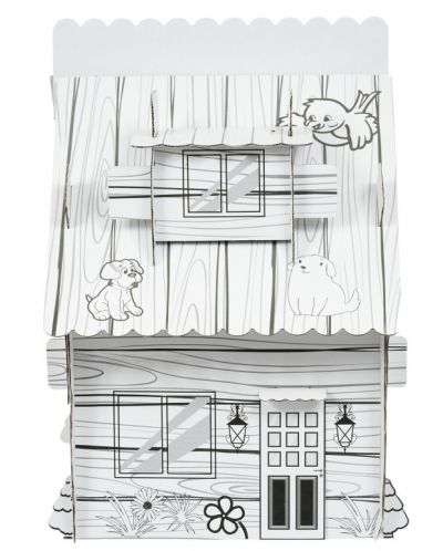 Set pentru copii GOT - Casa din pădure cu animale de asamblat și colorat - 3