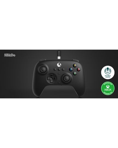 Controller 8BitDo - Ultimate Wired, Hall Effect Edition, negru (Xbox One/Xbox Series X/S) - 5
