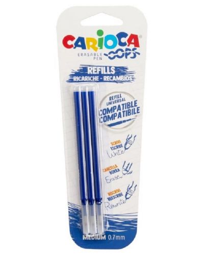 Set de umpluturi Carioca Oops - 3 buc, ștergătoare, blister - 1