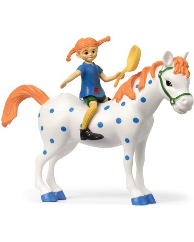 Set figurine Pippi - Pippi Longstocking si calutul - 1