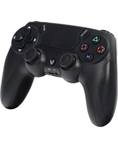 Controller SteelDigi - Steelshock v3 Payat, wireless, pentru PS4, negru - 2