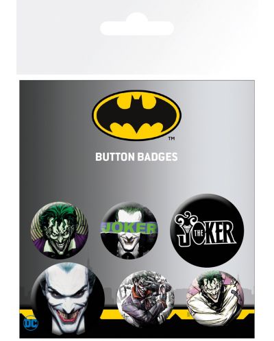 Set insigne GB eye DC Comics: Batman - The Joker - 1