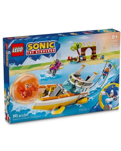 Constructor LEGO Sonic -  Barca de aventuri a lui Tails (76997) - 1