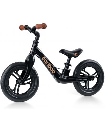 Bicicletă de echilibru Cariboo - Magnesium Pro, negru/maro - 3