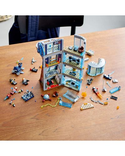 Set de construit Lego Marvel Super Heroes - Битката в Avengers Tower (76166) - 5