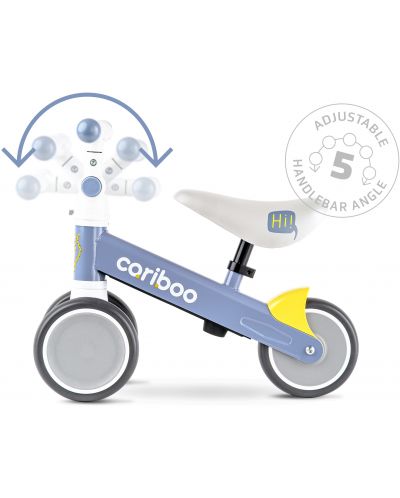 Bicicletă de echilibru Cariboo - Friends, albastru - 6