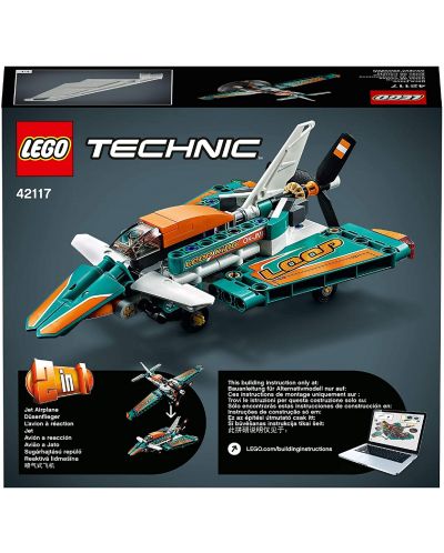 Set de construit Lego Technic - Avion pentru intreceri (42117) - 7