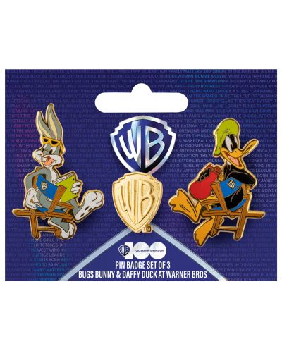 Set insigne CineReplicas Animation: Looney Tunes - Bugs and Daffy at Warner Bros Studio (WB 100th) - 6