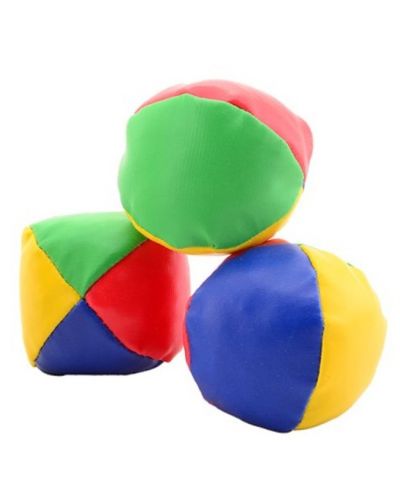 Set de bile de jonglerie Johntoy, 3 bucăți - 1