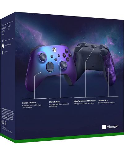 Controler Microsoft - pentru Xbox, wireless, Stellar Shift Special Edition - 6