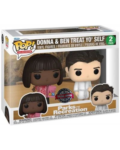 Set figurine Funko POP! Television: Parks and Recreation - Donna & Ben Treat Yo'Self (Special Edition) - 2
