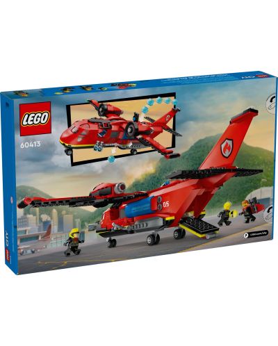 Constructor LEGO City - Avion de salvare a incendiilor (60413) - 2