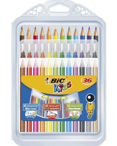 Set de colorat BIC Kids - 36 de bucăți - 1