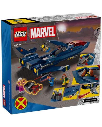 Constructor LEGO Marvel Super Heroes - X-Javionul cu reactie lui X-Men (76281) - 9