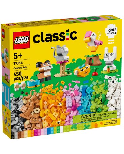 Constructor LEGO Classic - Animale de companie creative (11034) - 1