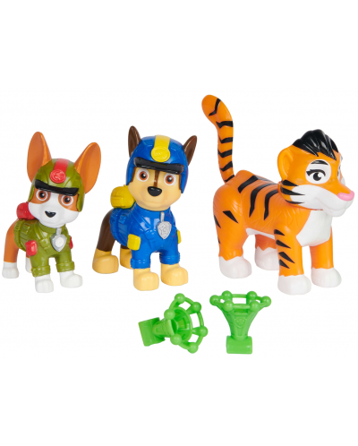 set de figuri  Spin Master Paw Patrol Jungle Pups - Chase și Tracker - 1