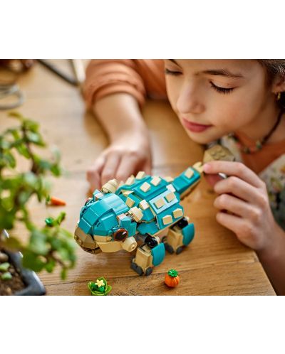 Constructor LEGO Jurassic World - Bebelușa Bumpy: ankylosaurus (76962) - 8
