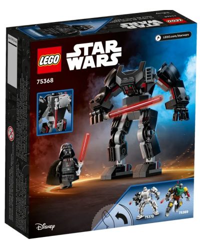Constructor LEGO Star Wars - Armura lui Darth Vader (75368) - 2