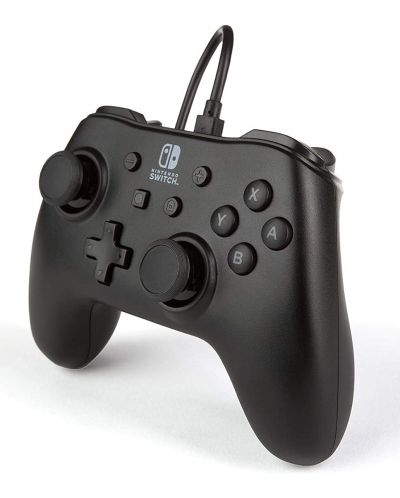 PowerA Controller - Controler cu fir pentru Nintendo Switch, negru mat - 4